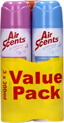 AIRSCENTS AIR FRESHENER MIXED FRAGRANCE 3'S