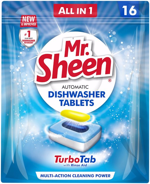 MR SHEEN DISHWASH TABLETS 16'S