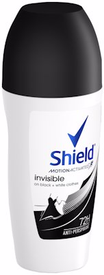 SHIELD ROLL ON INVISIBLE ON BLACK & WHITE 50ML