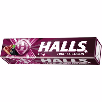HALLS C/DROPS F/EXPLOSION 33.5G