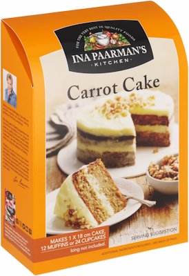 INA PAARMAN'S CARROT CAKE MIX 595GR