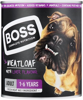 BOSS ADULT MEATLOAF WITH LIVER FLAVOUR 820G
