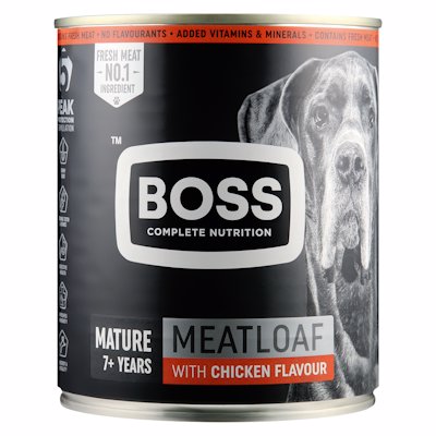 BOSS MATURE MEATLOAF WITH CHICKEN FLAVOUR 775G