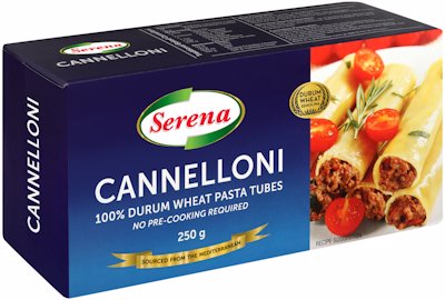 SERENA CANNELLONI TUBES 250GR