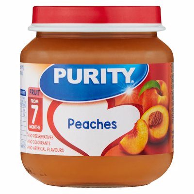 PURITY 2ND FOODS PEACHES 125ML