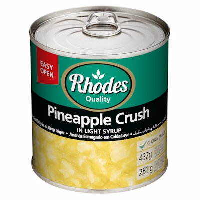 RHODES PINEAPPLE CRUSH IN LIGHT SYRUP 440GR