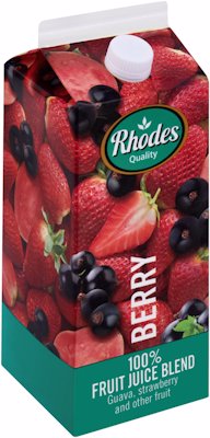 RHODES BERRY 100% FRUIT JUICE BLEND 2LT