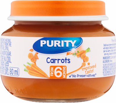 PURITY 1ST FOODS CARROTS 80ML