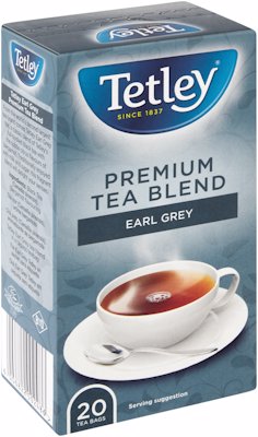 TETLEY EARL GREY TEA BAGS 20'S