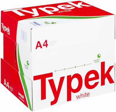 TYPEK OFFICE PAPER A4  5X500SHEETS 1'S