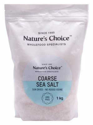 NATURE'S CHOICE SEA SALT COARSE 1KG