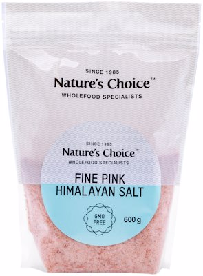 NATURE'S CHOICE HIMALAYAN FINE SALT 600G