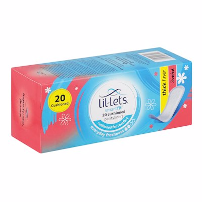LIL-LETS PANTYLINERS SCENTED 20'S