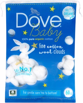 DOVE BABY COTTON WOOL CLOUDS 60G