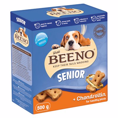 BEENO CHONDROITIN SENIOR DOG BISCUITS 500G