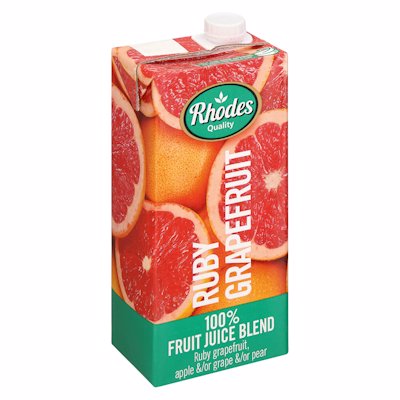 RHODES 100% FRUIT JUICE BLEND RUBY GRAPEFRU 1LT