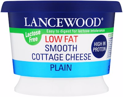 LANCEWOOD COTTAGE CHEESE LACTOSE FREE 250G