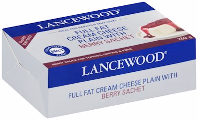 LANCEWOOD CREAM CHEESE BERRY FULL FAT 250GR