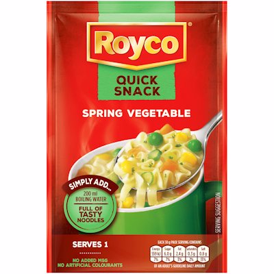 ROYCO QUICK SNACK SPRING VEGETABLE 38G