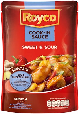 ROYCO COOK IN SAUCE SWEET & SOUR 415GR