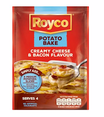 ROYCO POTATO BAKE CREAMY CHEESE & BACON 40GR