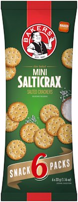 BAKERS SALTICRAX SALTED 198G