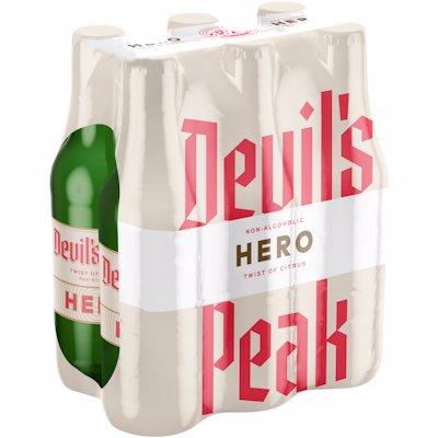DEVIL'S PEAK HERO NON-ALCOHOLIC 6 PACK 330ML