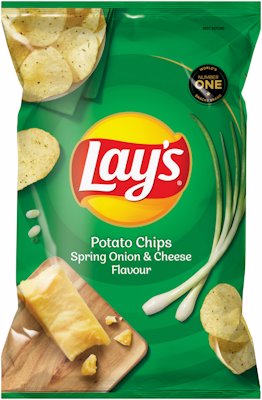 LAY'S SPRING ONION & CHEESE FLAVOUR 120GR