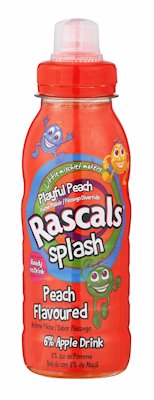 RASCALS READY TO DRINK 6% PEACH FLAVOURED 300ML