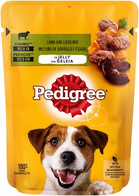 PEDIGREE WITH LAMB IN JELLY 100GR