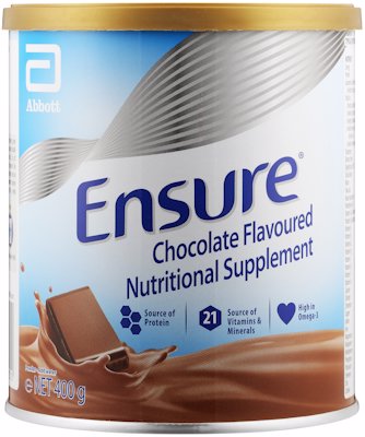 ENSURE NUTRITIONAL SUPPLEMENT CHOCOLATE 400G
