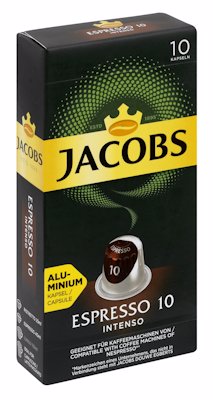 JACOBS ESPRESSO 10 INTENSO CAPSULES 10'S