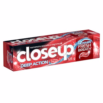 CLOSE UP TOOTHPASTE RED HOT 125G