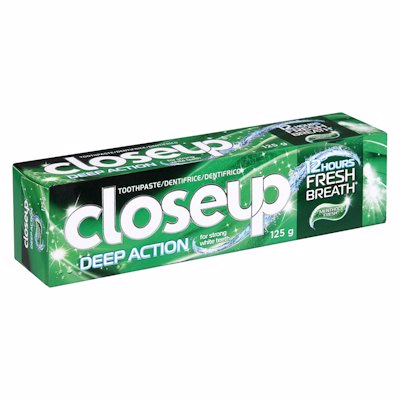 CLOSE UP TOOTHPASTE MENTHOL FRESH 125G