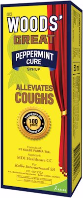 WOODS  PEPPERMINT CURE COUGH SYRUP 50ML